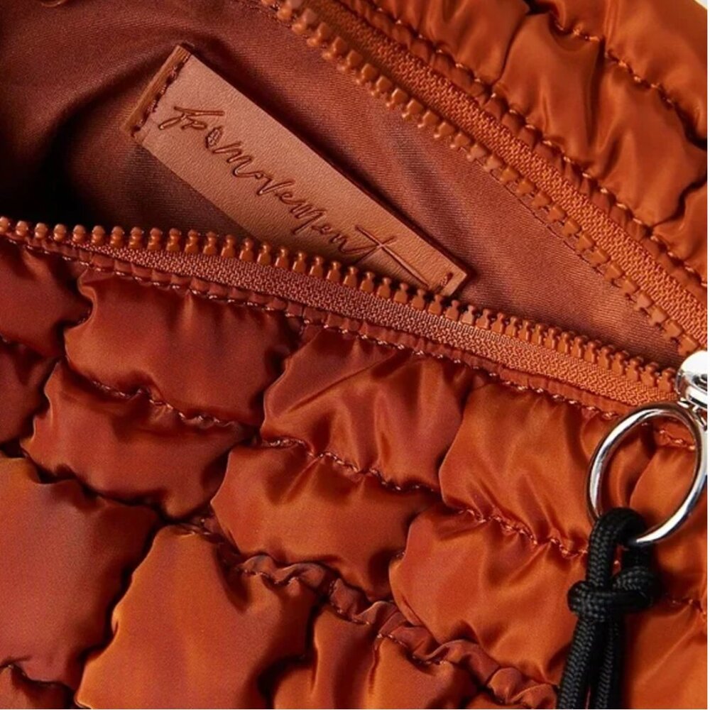 Free People Quilted Carryall Bag in Roasted Chestnut - Picture 3 of 9